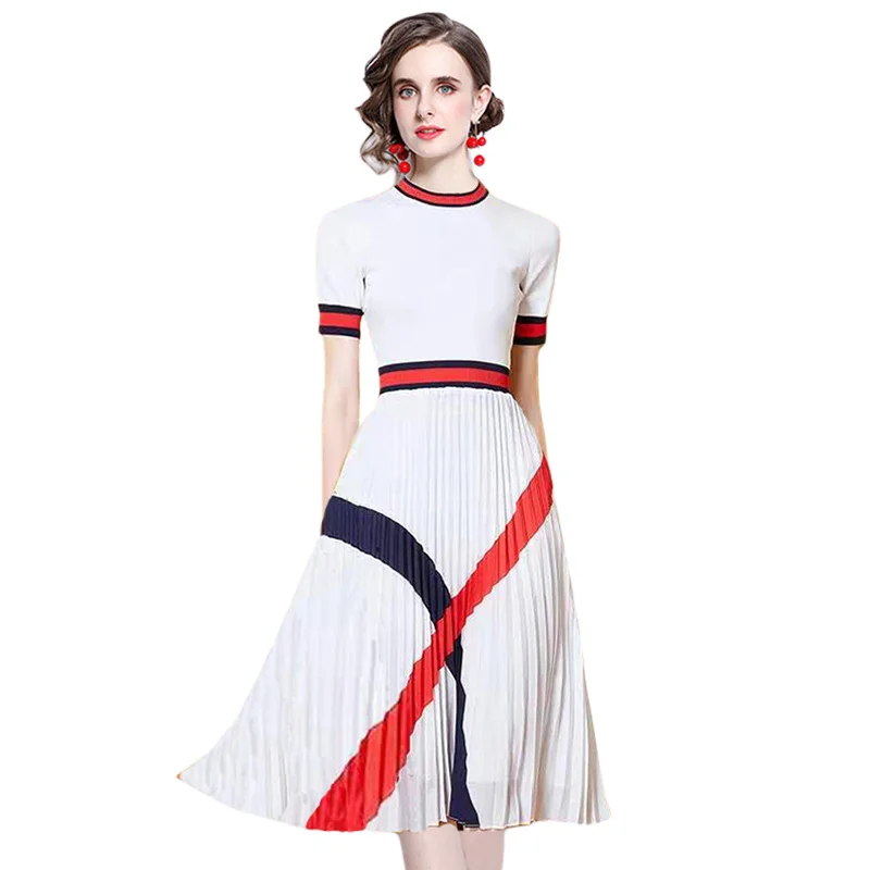 

Официальная Женская трикотажная дышащая Лоскутная Одежда для выпускного вечера, весна-осень 2022