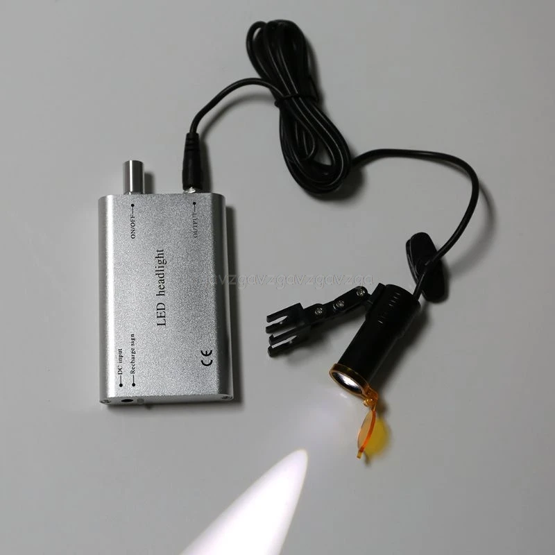 Перезаряжаемая портативная Фара 5 Вт с фильтром для лупы лабораторная лупа