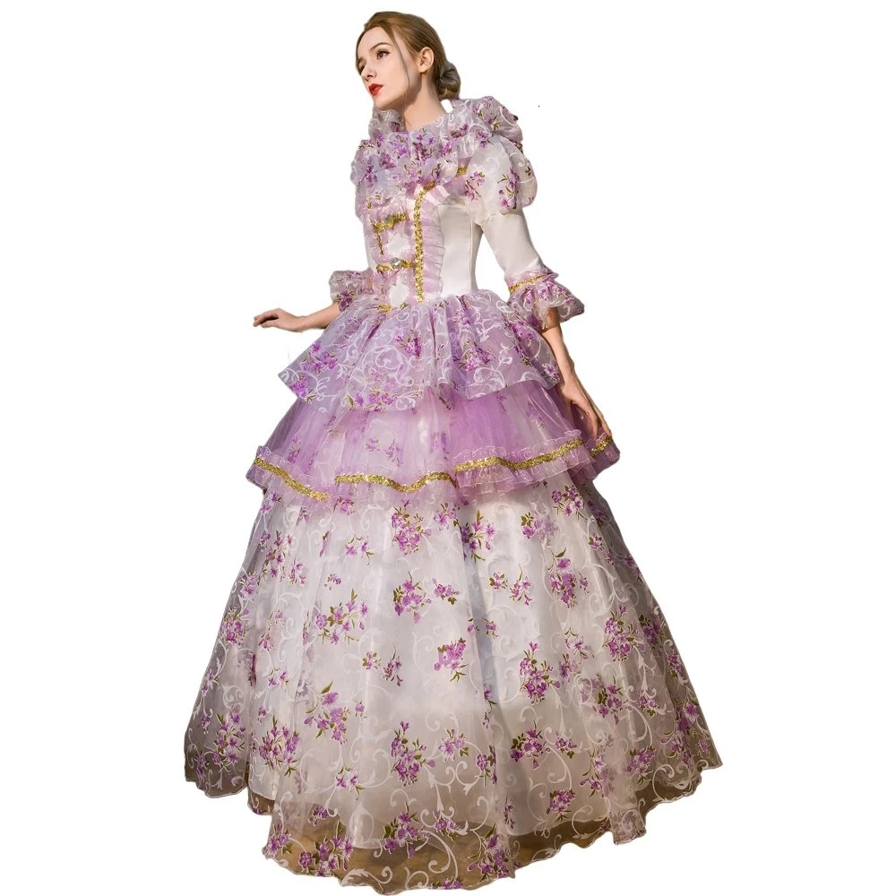 

Rococo Baroque Marie Antoinette Ball Dresses 18th Century Renaissance Historical Period Victorian Dress Gown for Women