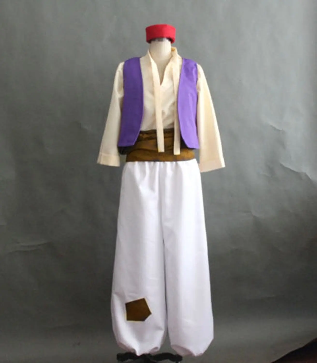 Halloween Aladdin and Magic Lamp Mens costume role play Indian suits full sets any size | Тематическая одежда и униформа