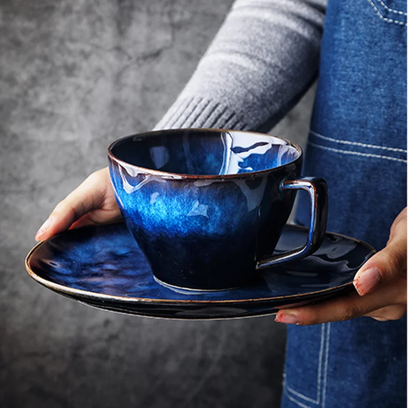 Набор креативной посуды в европейском стиле для завтрака домашняя керамическая