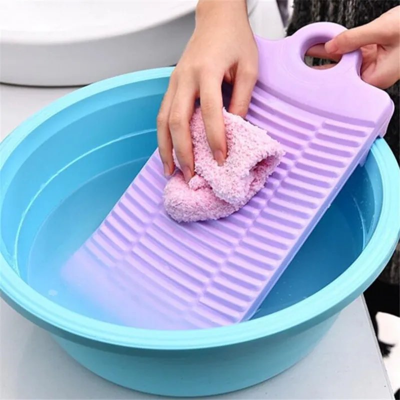 Plastic Washboard Antislip Thicken Washing Board Clothes Cleaning For Laundry Tool Bathroom Accessories | Дом и сад