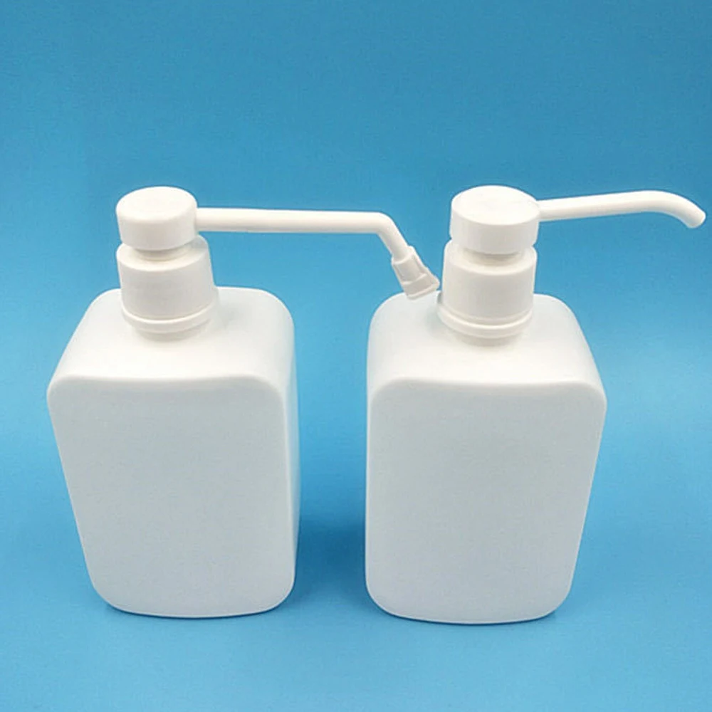 1Pc White Spray Bottle 500ml PET Plastic Hand Sanitizer Soap Dispenser Cosmetic Shampoo Body Wash Empty | Красота и здоровье