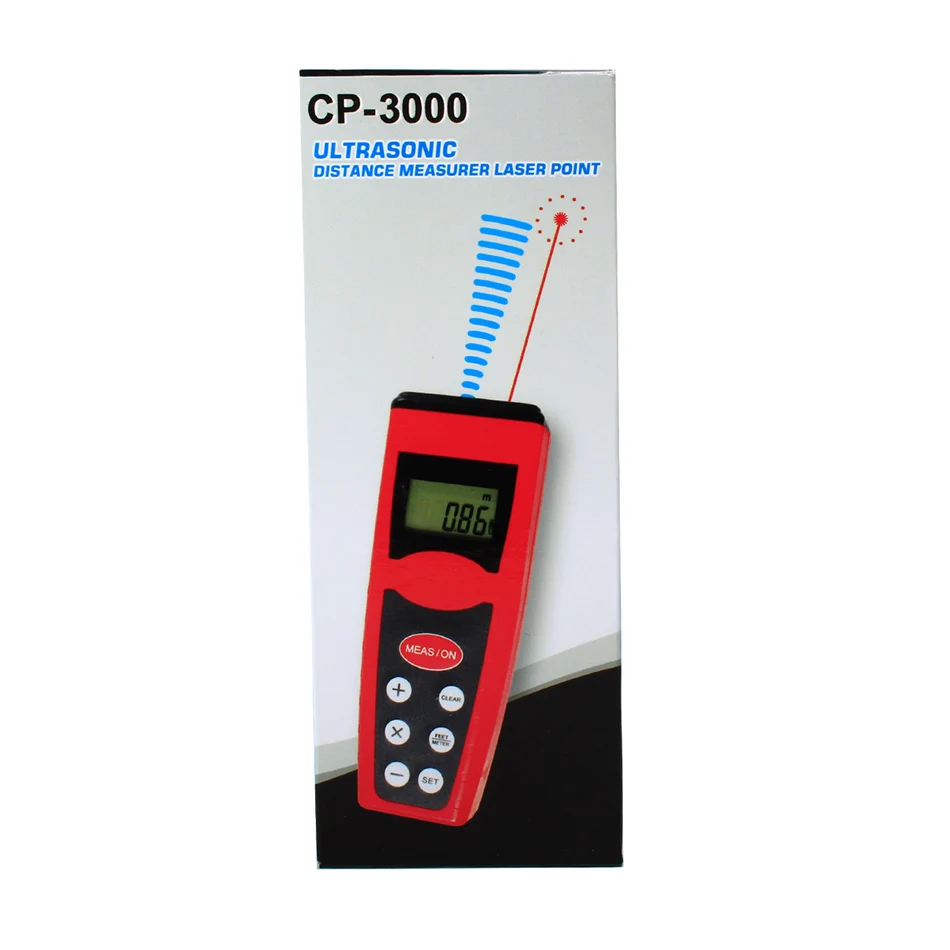 Ультразвуковой дальномер CP3000 беспроводная лазерная электронная линейка