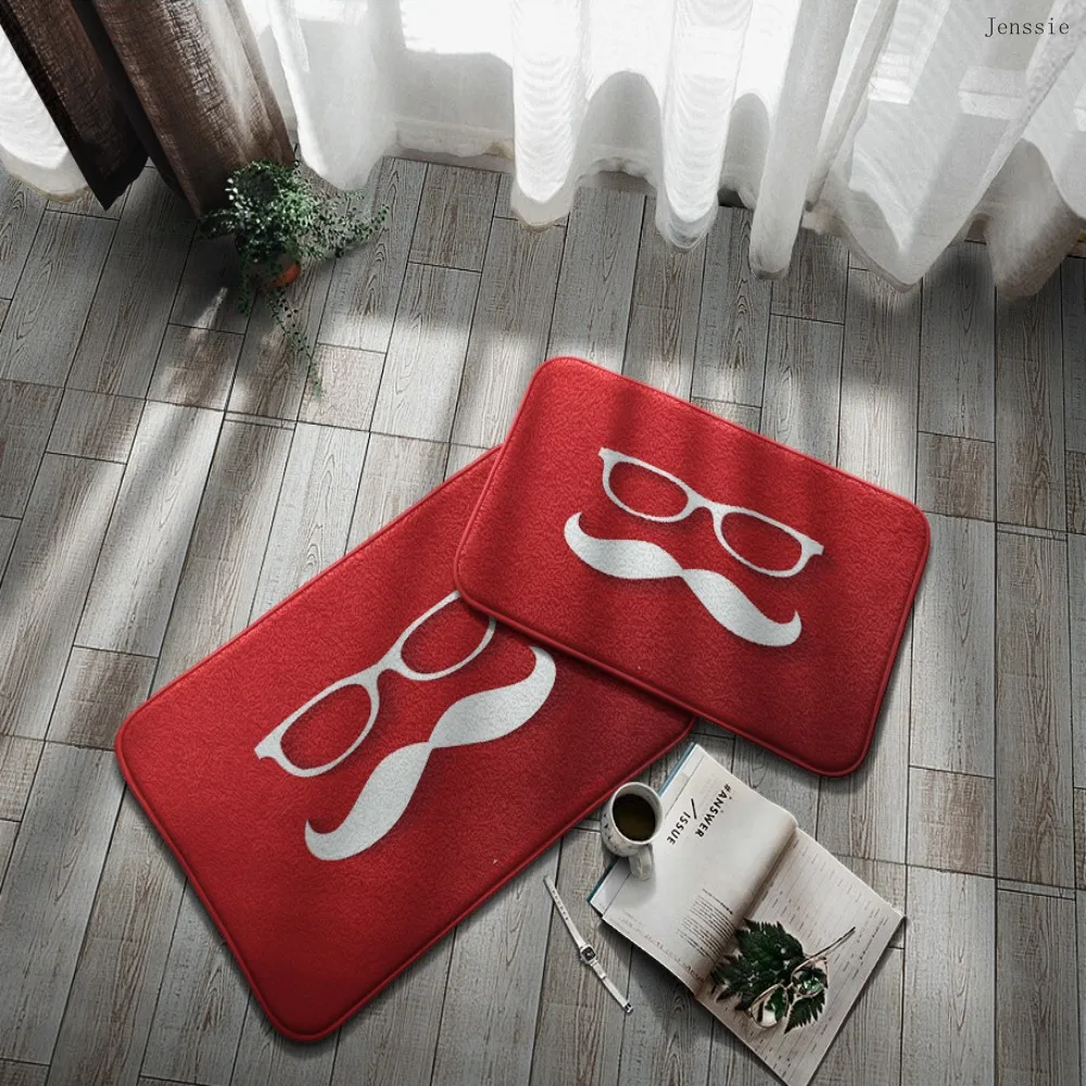 

Christmas Doormat Santa Claus Cartoon Carpet Merry Christmas Decor Floor Mat for Living Room Bedroom Happy New Year Holiday Rug