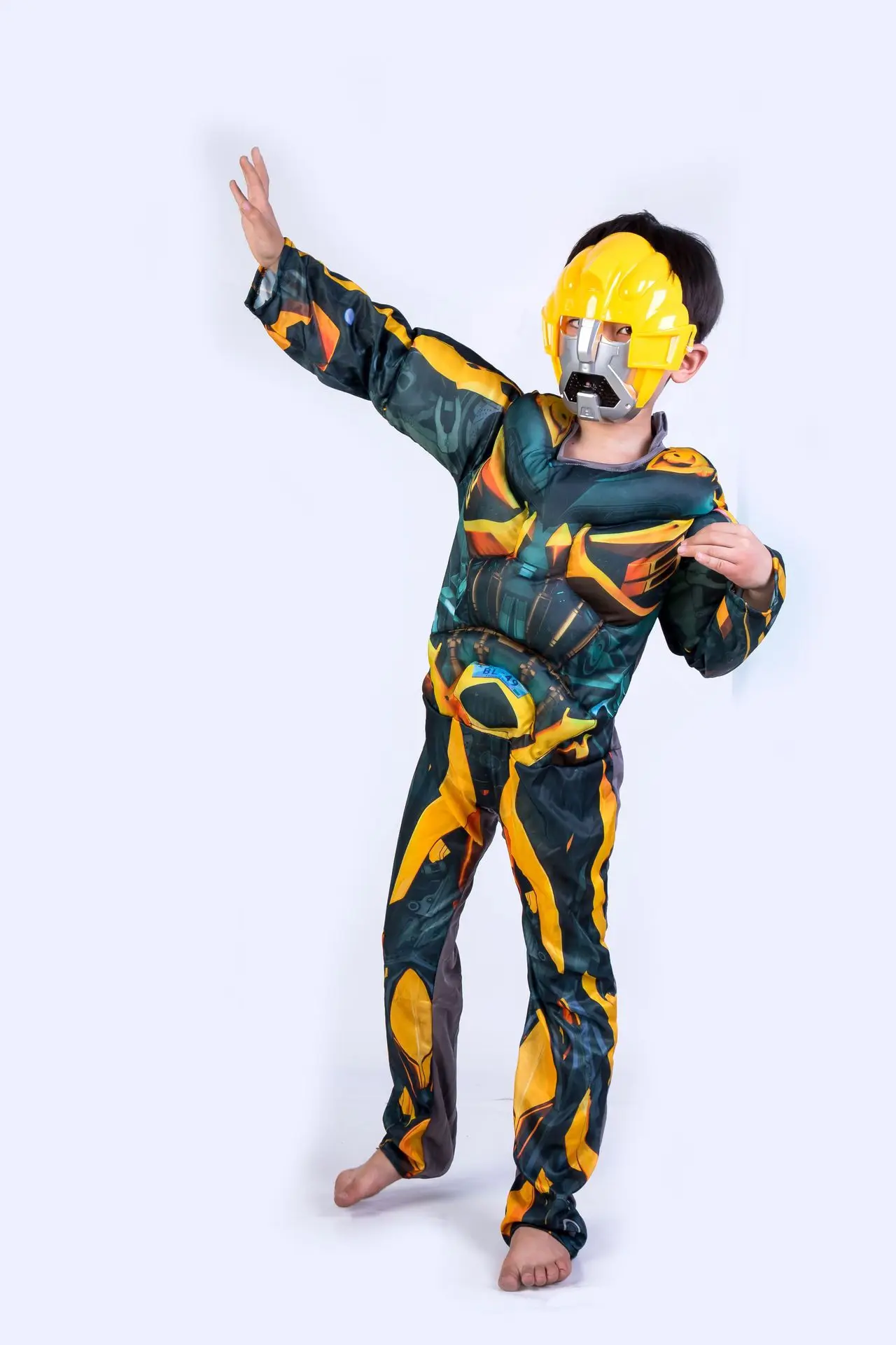 Костюмы из мышечной шмели + маска Детский костюм на Хэллоуин для мальчиков