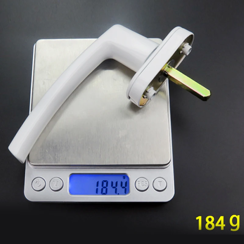 Прочный цинковый сплав белая оконная ручка НПВХ ручки для створчатого