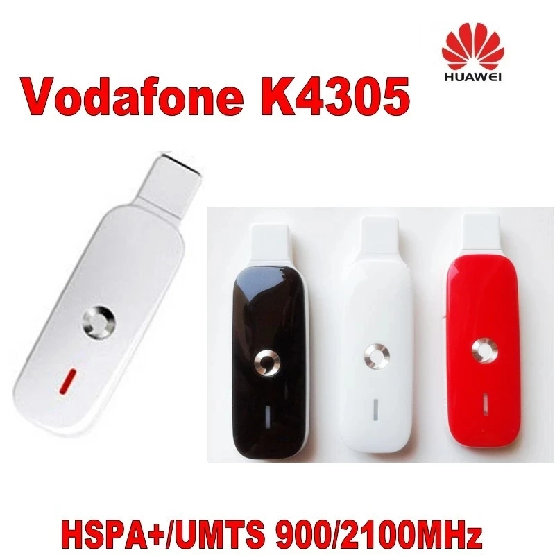 

Genius Huawei Vodafone k4305 3G USB Modem Wireless Hotspot 42Mbps Support 3G UMTS 850/900/2100 MHZ