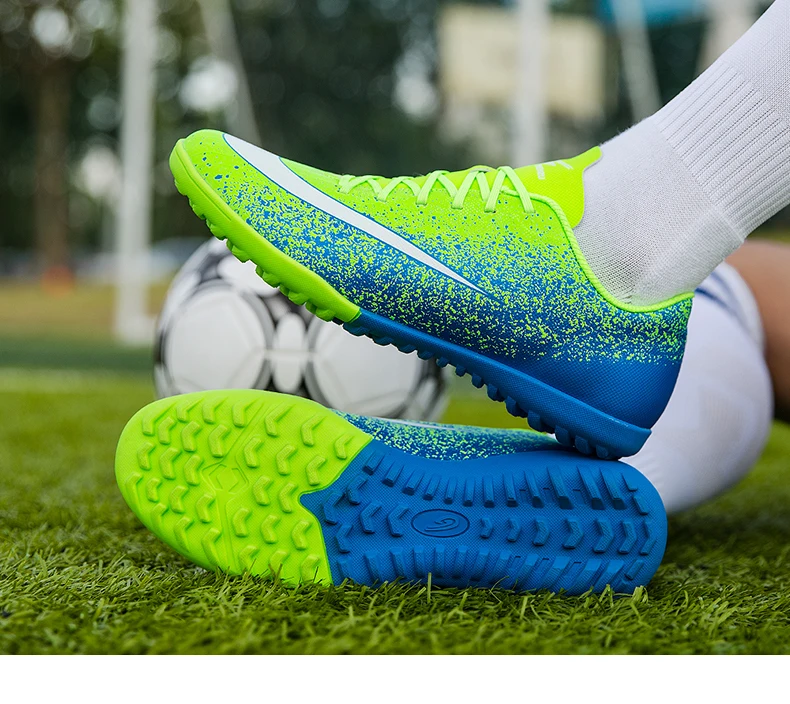 Новинка! Мужские футбольные бутсы ZHENZU Turf для помещений, детские бутсы для мальчиков, футбольные бутсы, спортивные кроссовки, европейские размеры 35-44, voetbalschoenen