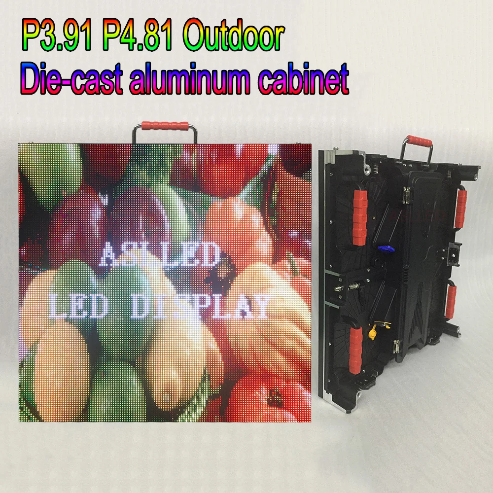 

P3.91 LED Screen 500X500mm Die-Cast Aluminum Cabinet Full-Color P4.81 Outdoor HD Rental Display Shenzhen Factory Price Discount