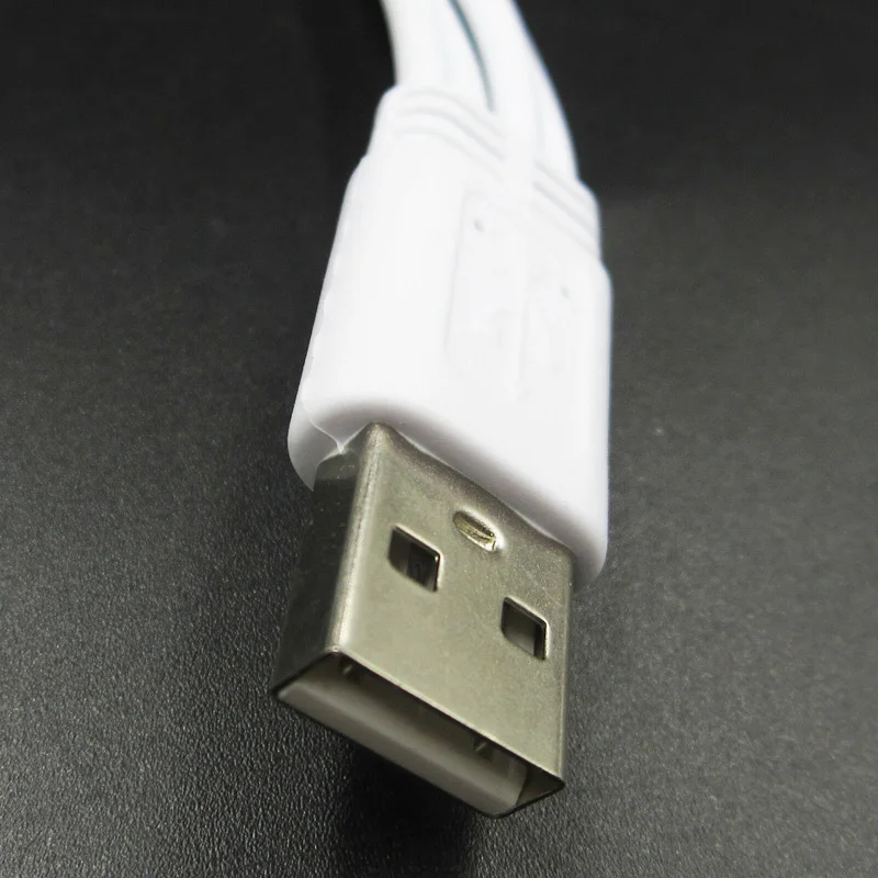 Премиум Белый 4 в 1 Автомобильный Мини USB адаптер зарядное устройство aux кабель 2 0