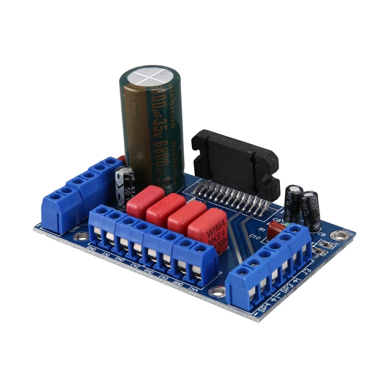 Новый DC 12V TDA7388 четырехканальный 4x41W аудио усилитель мощности плата BTL PC
