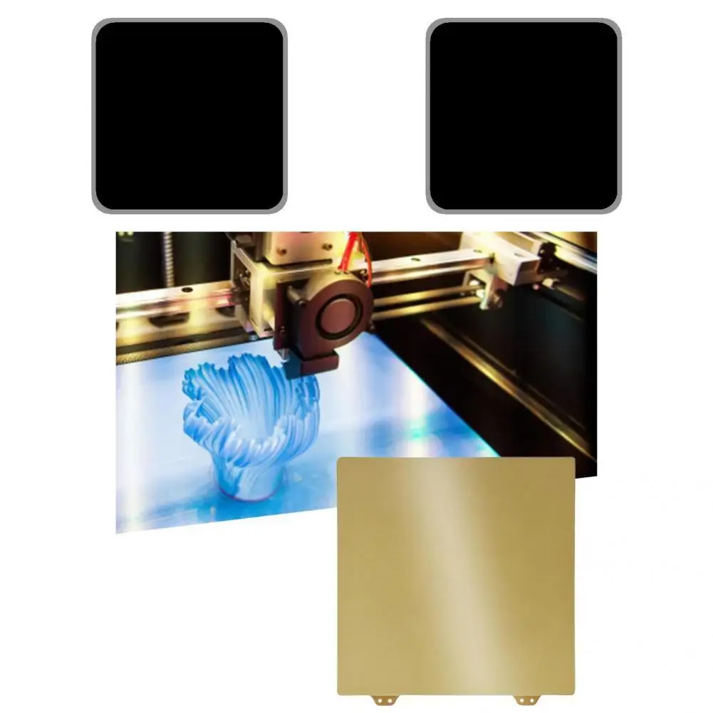 

Golden Color Reliable Useful Reliable 3D Printing Magnetic Sticker Steel 3D Printing Magnetic Sticker Magnetic Base