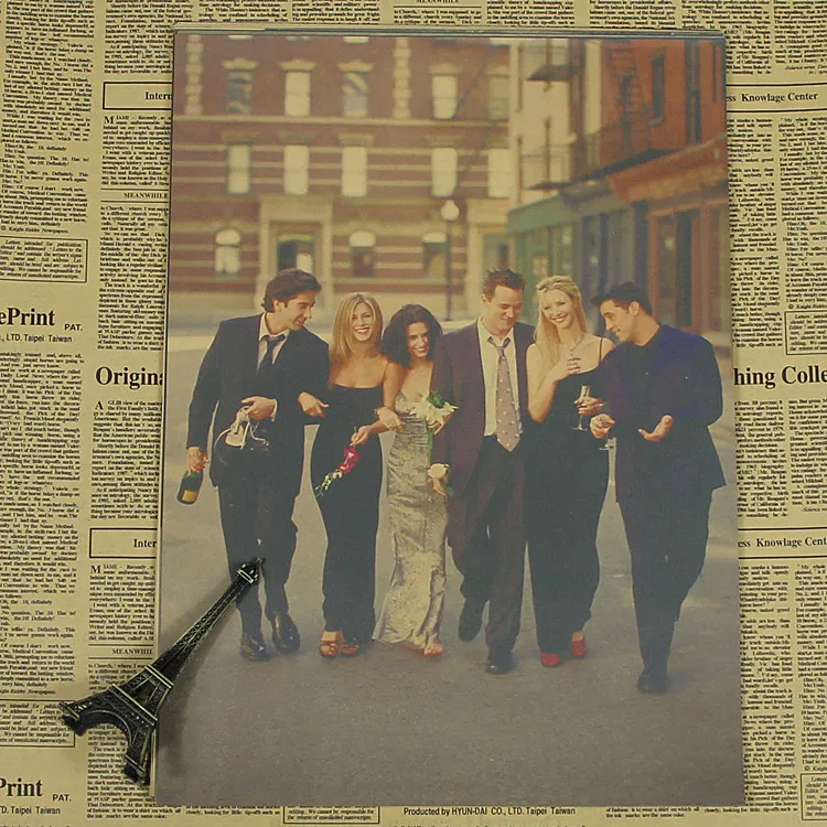 Картина для украшения дома Друзья из фильма|Рисование и каллиграфия| |