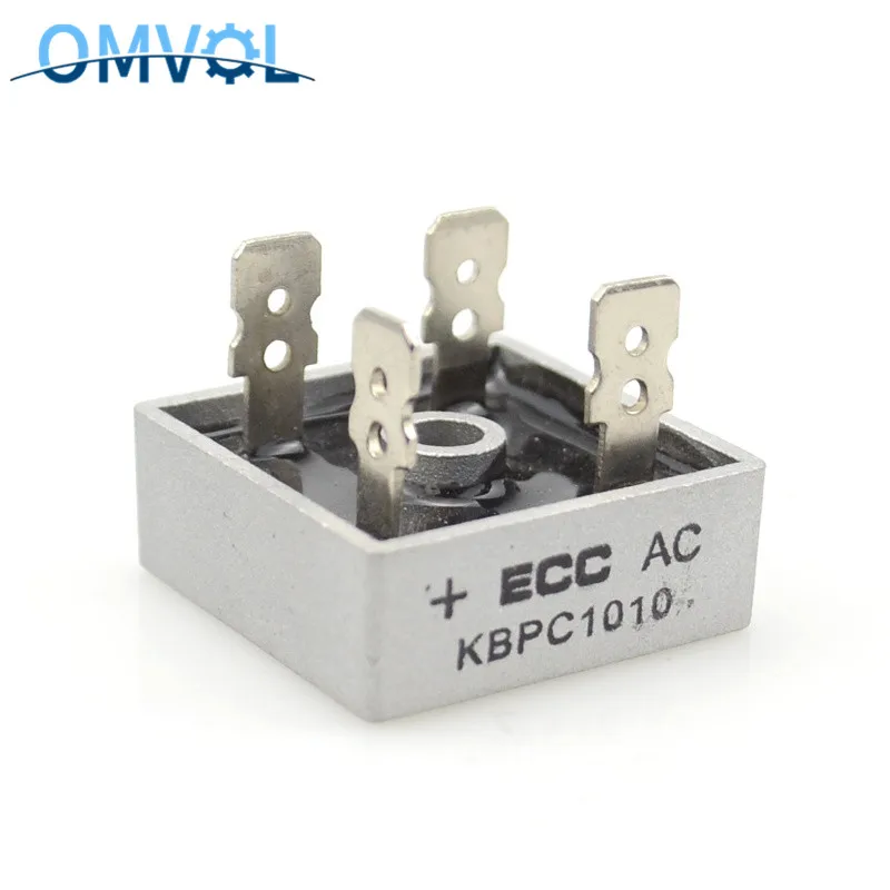 Мостовые выпрямители 50 А 1000 В KBPC5010 часто используются с трансформаторами |