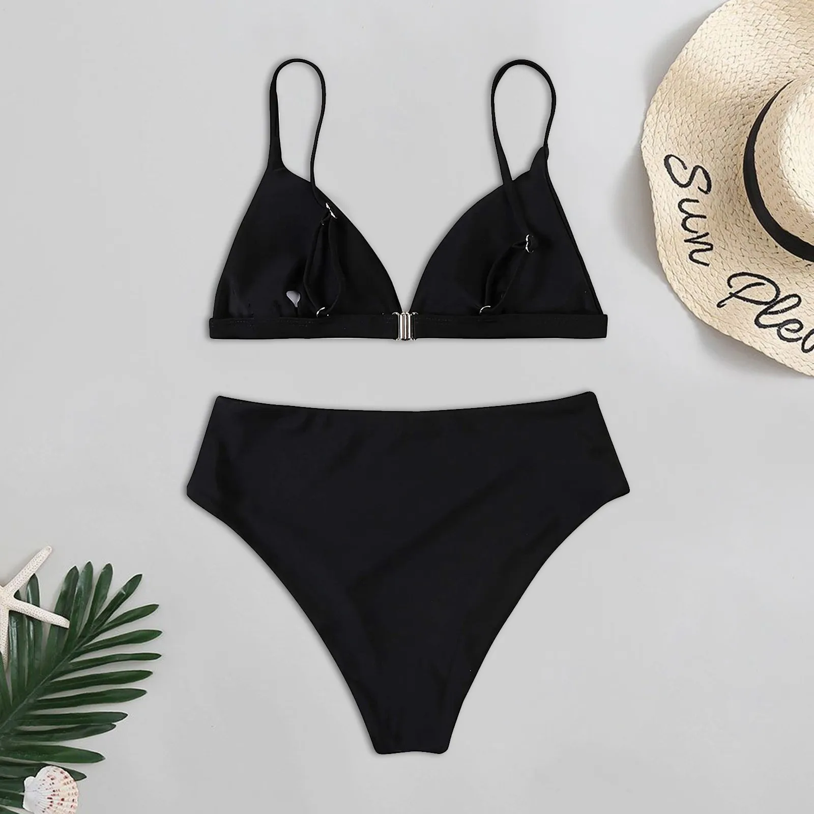 

Swimsuit Women Bikini Set Bikinis Bandeau Padded Push Up Swimsuit Swimwear Beachwear Swimwear Bikini Set 2021