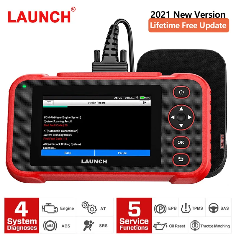 

LAUNCH CRP129i Professional OBD2 Automotive Scanner Engine ABS Airbag Transmission OBD 2 Code Reader TPMS EPB Reset OBD2 Tools