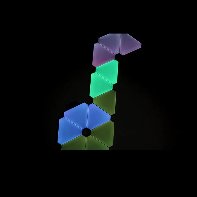 Разноцветный настенный светодиодный светильник RGB управление через приложение