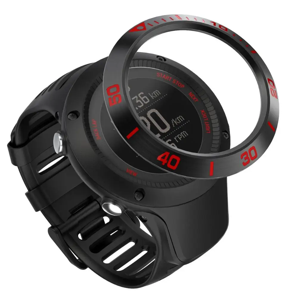 Meatel рамка из нержавеющей стали Смарт часы чехол для SUUNTO AMBIT3 RUN черный HR Часы