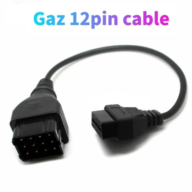A + качество конвертер Кабель газ 12 контактный разъем OBD DLC 16 Pin 16Pin Женский Для vd DS150E