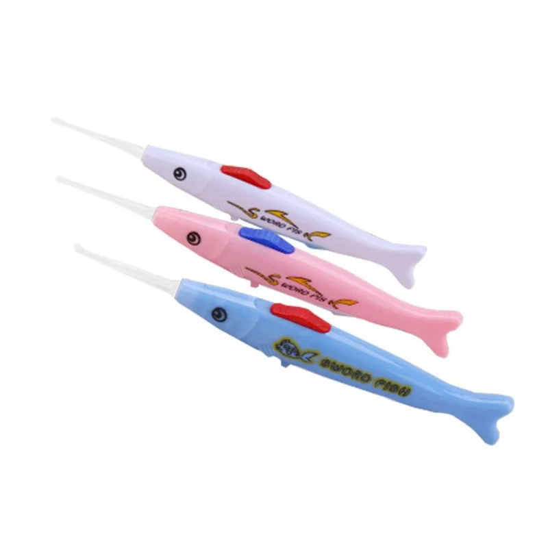 

Baby Care Ear Cleaner LED Flashlight Earpick Remove Ear Wax Ear Curette Hygiene Ear Cure Ear Cleaning Tool Tweezers For Children
