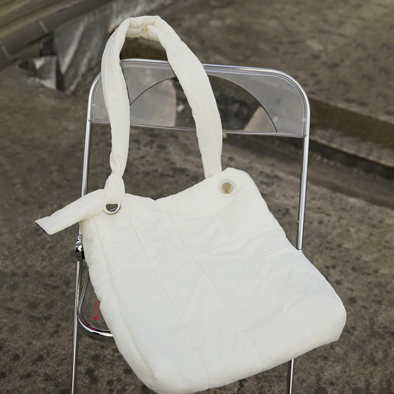 

[EAM] Women New Bandage Split Big Size White Black Personality Accessories Fashion Tide All-match Spring Autumn 2021 1DD1526