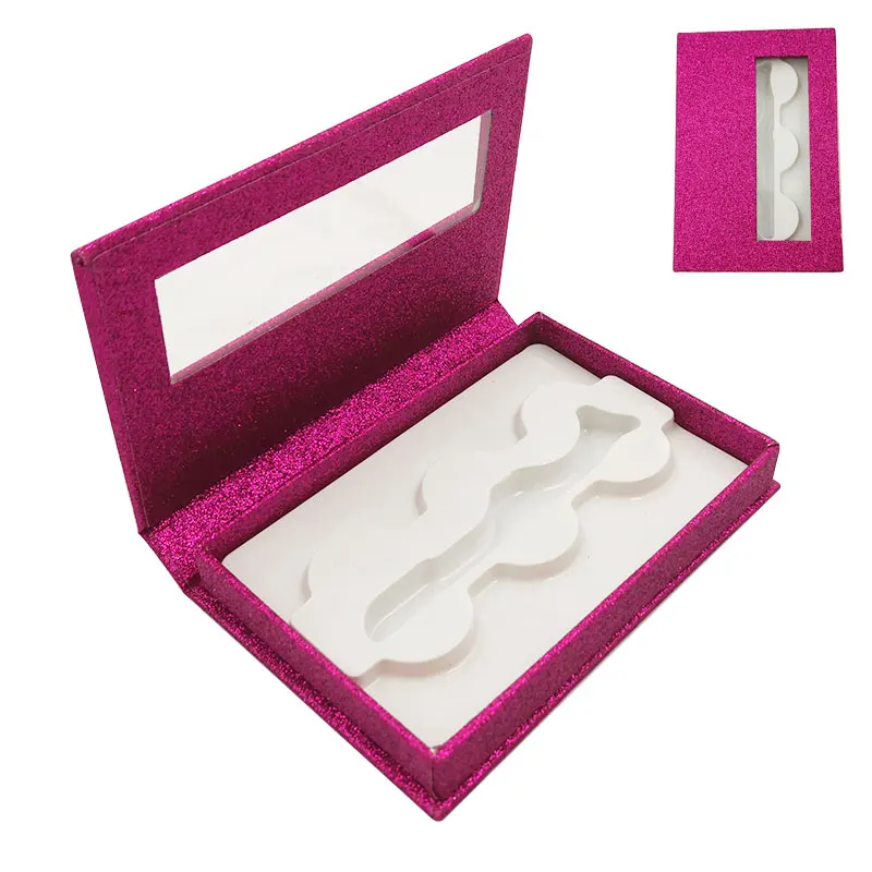 rose red Iflovedekd,, 3 пары/1 набор, создать собственный бренд, частная марка, 3d норковые ресницы, коробки, накладные ресницы, упаковочная коробка - Цвет: rose red