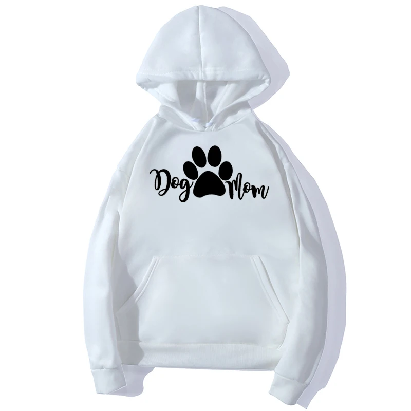 

Women Pullover Female Autumn Tracksuit Hoody Black Pink Streetwear Tops Dog Mom Letter Printed Oversize Cute Hoodies Sweatshirt