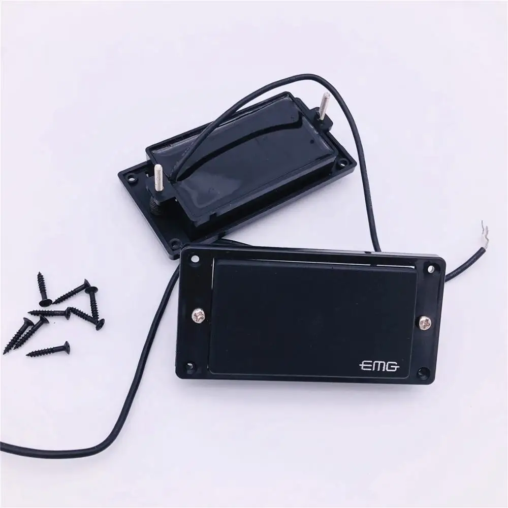 schwarz sealed humbucker pickups für elektrische gitarre in lager 8185 passive eq1 set hat 2 stück freies verschiffen free global shippi