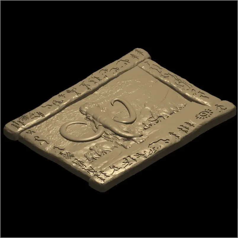 Мамонт 3d STL модель рельеф для ЧПУ Aspire Artcam Cut3D животных декоративные панели дизайн|Фрезы по дереву| |
