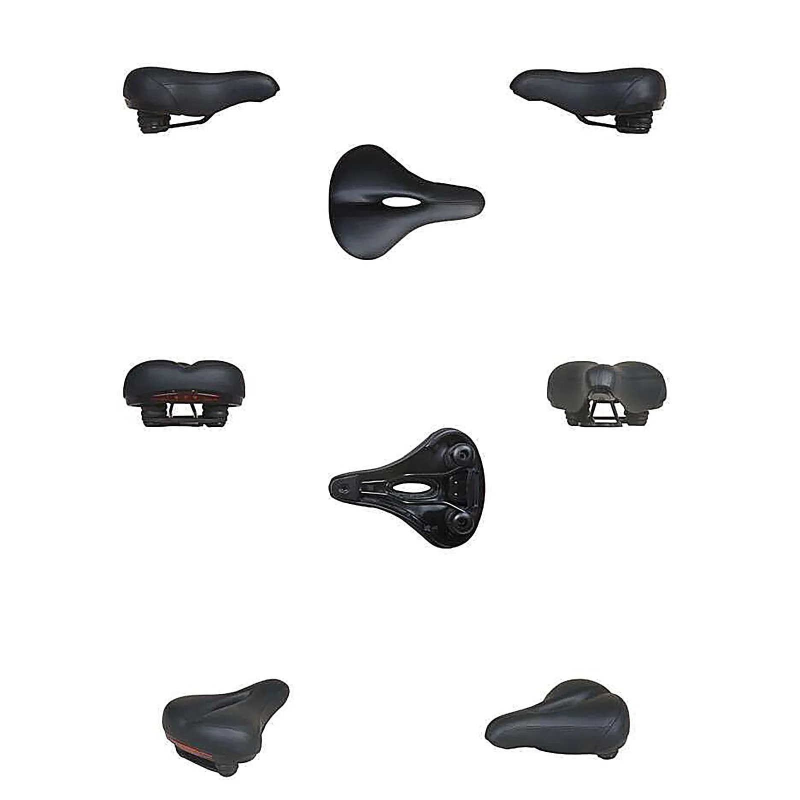 

Bicycle Accessories Bike Saddle Mountain Bike Seat Cushion With Tail Light Bicycle Thickening And Widening Seat selle velo