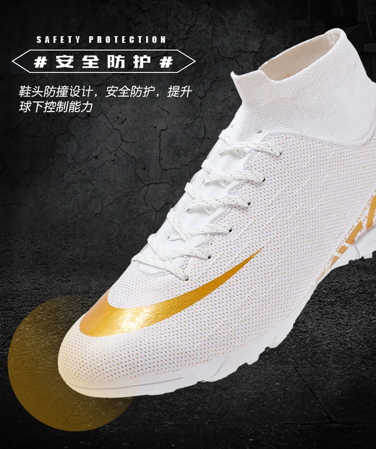 Новая мода Superfly 7 Elite SE FG Мужская футбольная обувь CR7 футбольные бутсы Neymar Молодежные футбольные бутсы носок 13 Elite FG