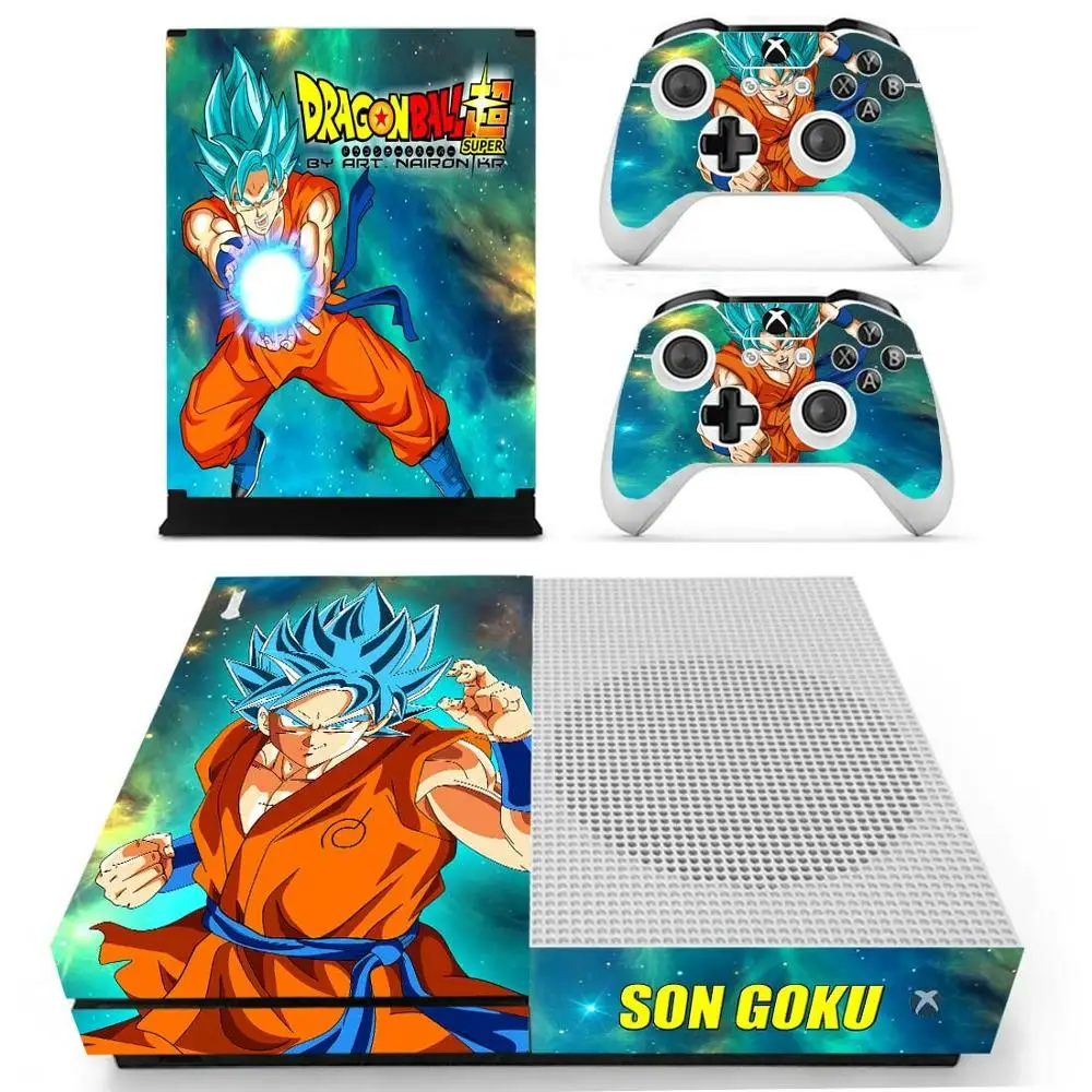 Наклейка s Dragon Ball Супер для Xbox One S Viny наклейки на кожу Pegatina one тонкая консоль и два