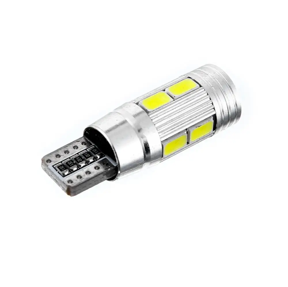 2 шт t10 5630 10 светодиодный SMD w5w 194 Canbus Габаритные фонари для автомобиля Подсветка