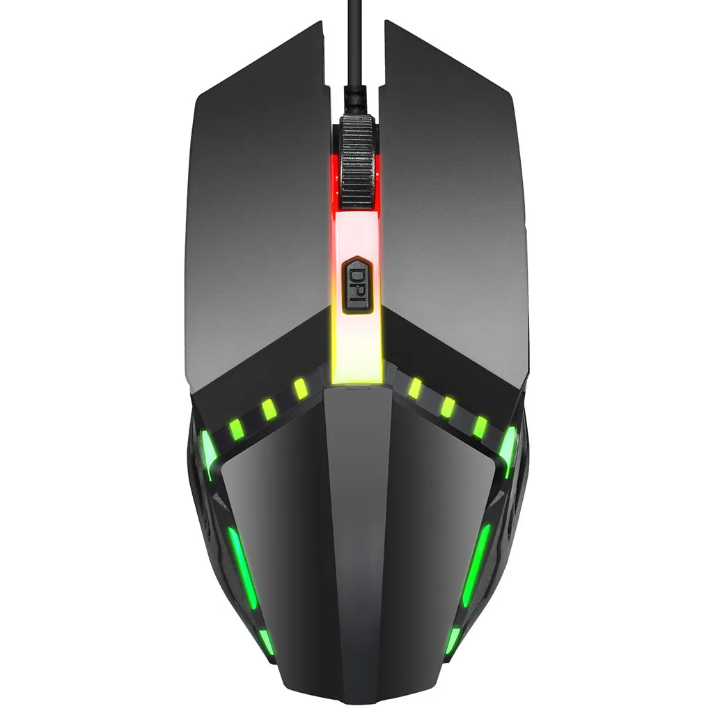

Gaming Mouse Buttons RGB LED Laser Wired Mouse High Precision Mouse PC Gamer Mechanical Define the game USB Wired 1600DPI