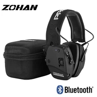 zohan electronic bluetooth earmuffs shooting ear protection earmuffs noise reduction sound amplification hearing protector