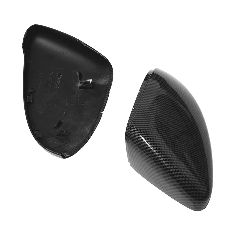

2Pcs Replacement Rear View Side Mirror Cover ABS Carbon Fiber Rearview Caps Fit For Volkswagen For VW Golf GTI MK7 R