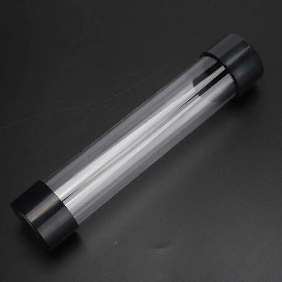 Прозрачный цилиндрический резервуар 240/150/100 мм для водяного охлаждения ПК