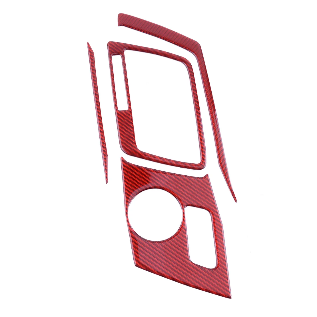 

4 шт./компл. LHD, красное углеродное волокно, Стандартная отделка, подходит для Chevrolet Corvette C7 2014 2015 2016 2017 2018 2019