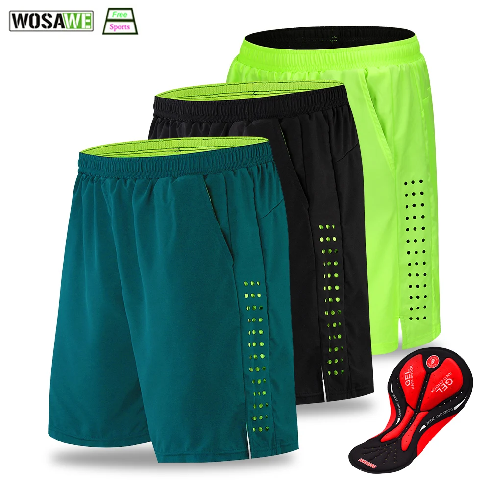 Велосипедные шорты WOSAWE Мужские Светоотражающие гелевые спортивные сделай сам
