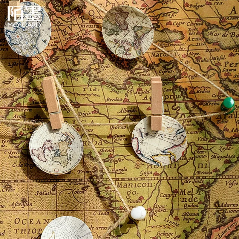 1 шт. мультяшная ретро лента Washi практичные наклейки для планировщика