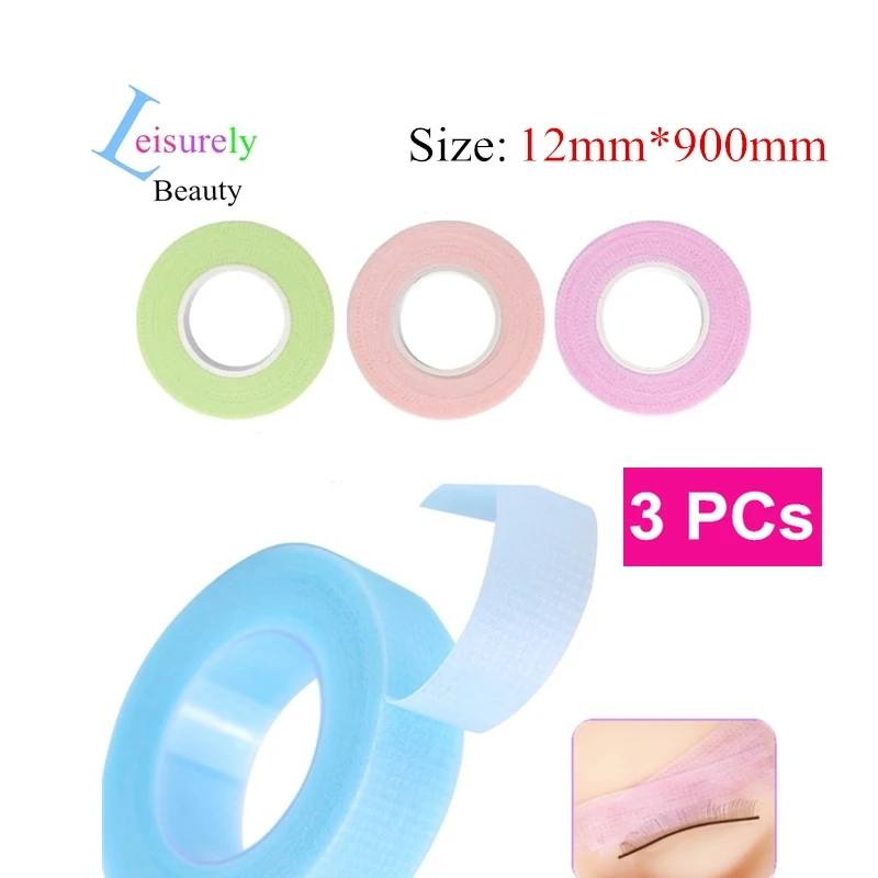 

3 шт., подушечки для наращивания ресниц, розовые/фиолетовые/синие медицинские блестящие бумажные подушечки под патчи, инструмент для наклад...