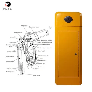 factory price armless arm no railing boom electronic car park barrier gate automatic parking lot barrier control access system free global shipping