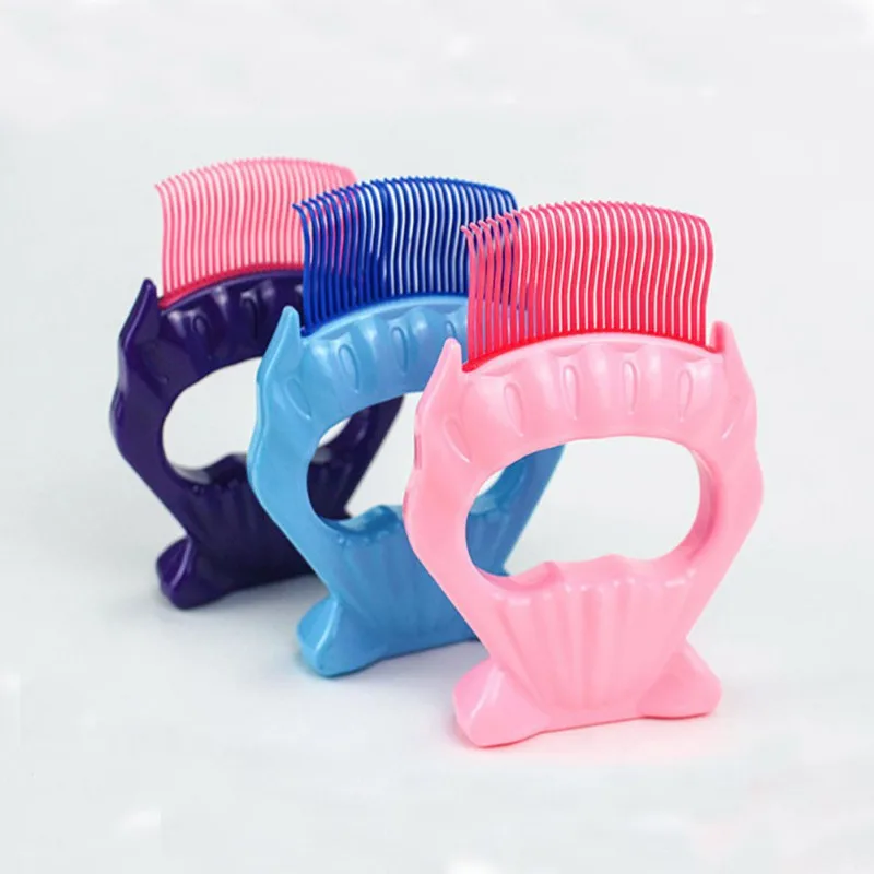 

3 Colors Pet Detachable Comb Dog Cat Small Hair Comb Plastic Brsuh Cat Massage Accessories Pet Relax Comb Toy