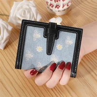 6 color fashion womens small wallet large capacity female coin purses business credit card holder wrist money bag clutch