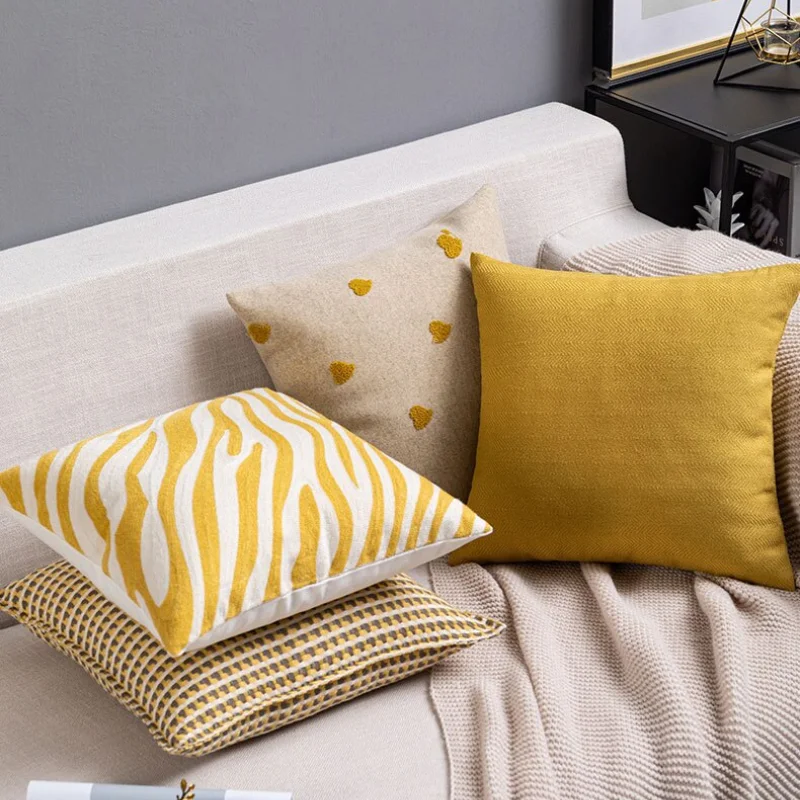 

Нордическая квадратная декоративная подушка для дивана, Чехол 45x45 см, чехол для подушки, чехол для стула, кровати автомобиля, геометрический...