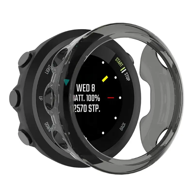 Мягкий ТПУ защитный силиконовый чехол для смарт-часов Garmin Forerunner 45 | Наручные часы
