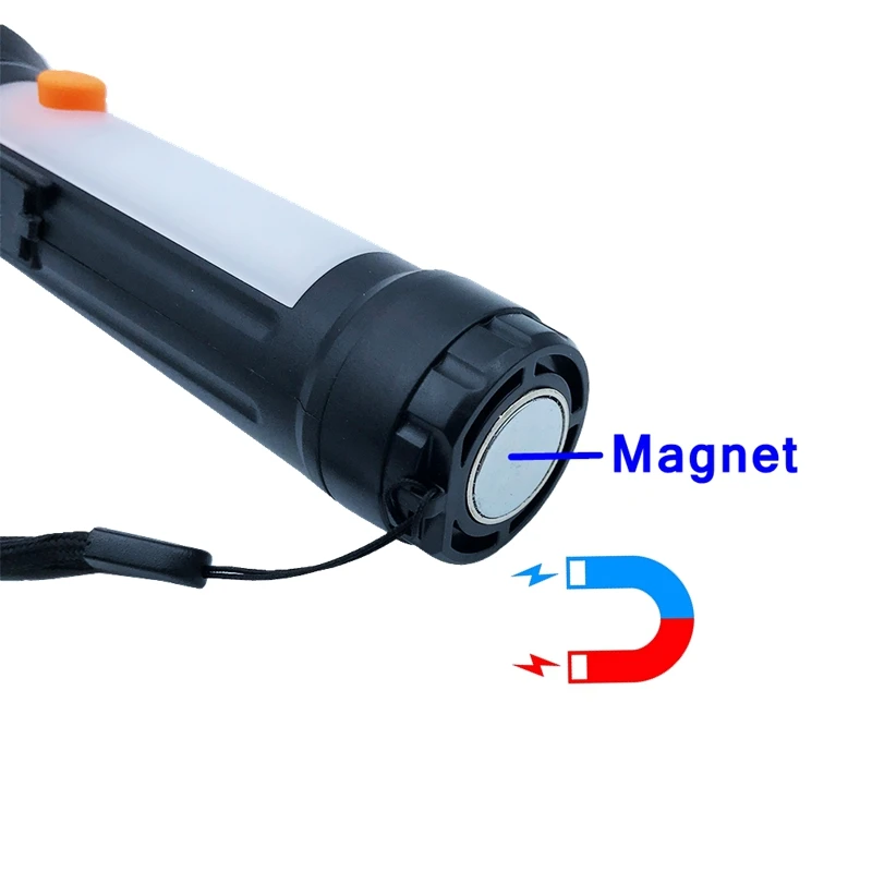 Светодиодный фонарик Mingray с магнитом перезаряжаемый через USB 3 Вт|Фонарики и