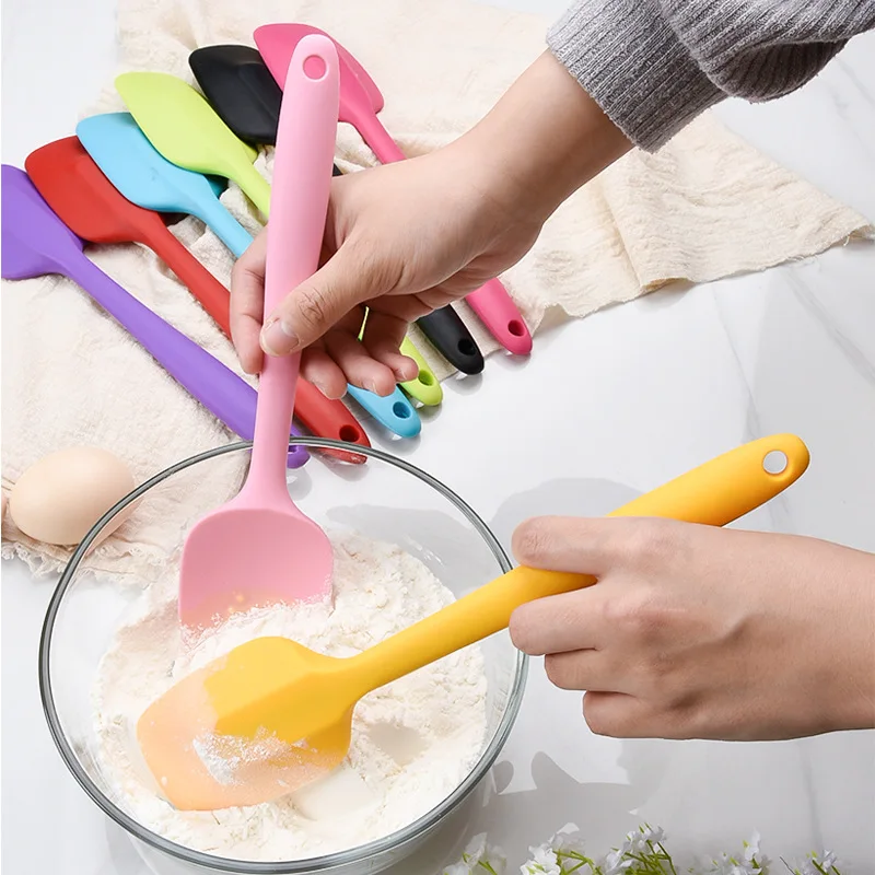 

1pcs 28cm Silicone Cake Spatula Spoon Square Head T-shovel Baking Tools Pastry Scraper Mixer Kitchen Utensils Accessories