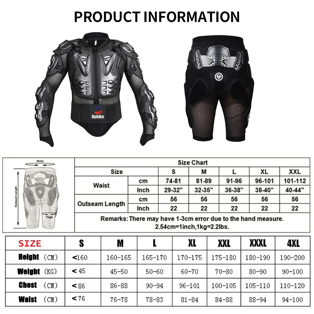 UPBIKE Мотогонки боди армированный защитный черепаха куртка Мотокуртки +